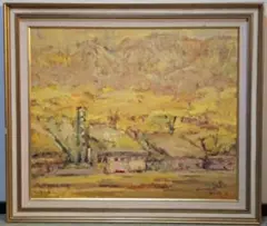 浮田 克躬、丘稜と古い村23、超希少画集画、新品額装付 - メルカリ