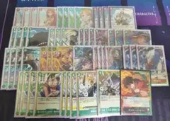 ワンピースカード 青緑ルフィデッキ 調整パーツ付き 決戦の刻 - メルカリ