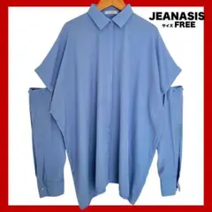 ジーナシス JEANASIS トップス シャツ オーバーサイズ 長袖