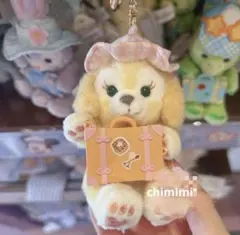 香港ディズニー　トラベルシリー　クッキーアン　ぬいぐるみキーチェーン