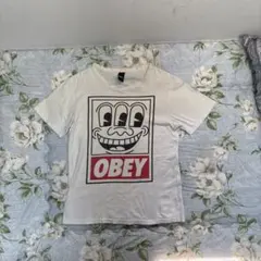 OBEY オベイ ボックスロゴ Tシャツ 白 ストリート 半袖 L - メルカリ