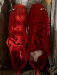 BALENCIAGA×PUMA スピードキャット レッド39 25cm - メルカリ