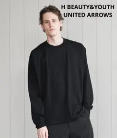 エイチ ビューティー＆ユース ユナイテッドアローズわクルーネック長袖Tシャツ