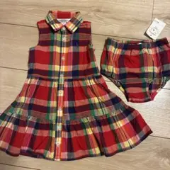 Ralph Lauren チェック柄ワンピース 12M