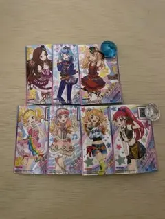 アイカツカード 5枚セット アニメ柄 フルコーデ ソレイユ WM マスカレード アイカツカード 5枚セット アニメ柄 フルコーデ ソレイユ WM