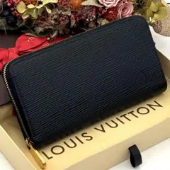 IC内蔵 ルイヴィトン エピ ジッピーウォレット 長財布 ゴールド金具 ブラック