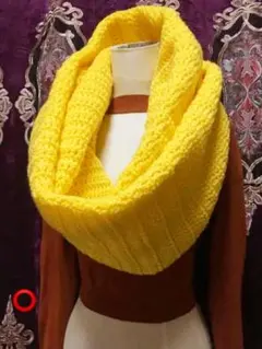 スヌード ニット帽 セットハンドメイド イエロー ソニアリキエル ユニセックス