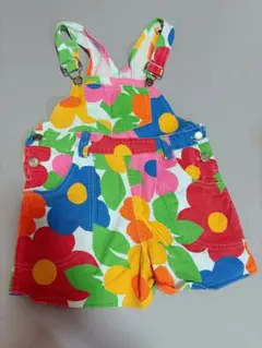 ヴィンテージ　花柄　サロペット　サイズ6