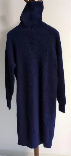 アーバンリサーチ　タートルネック ニットワンピース