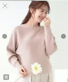 【新品】SHOO・LA・RUE DRESKIP ドルマン ニット M　ピンク