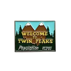 【WELCOME】ツインピークス・サインボード・ピンバッジ・TWIN PEAKS