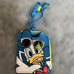 東京ディズニーリゾート ドナルドダック パスケース小銭チャック付き送料税込美品