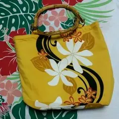 値下げしました。ハワイアン柄のショッピングバッグ☆