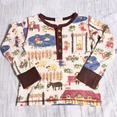 ブーホームズ　アニマルプリント 長袖カットソー １２０cm ロンT