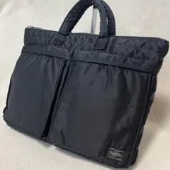タンカー ショートヘルメットバッグ ブリーフケース 黒 ナイロン A4