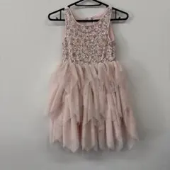 ♥美品♥H&M 120cmビーズ付きピンクドレス 発表会にフォーマル