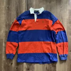Polo Ralph Lauren XL ストライプラガーシャツビンテージ希少