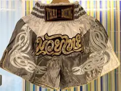 【ベストセラー】王国直輸入　ムエタイキックボクシングパンツ　メンズレディース L