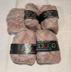 Cancan カラフルモヘア毛糸 マルチカラー 約100g