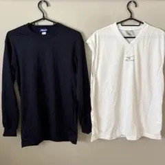 MIZUNO ミズノ　スポーツウェア　2点セット　ノースリーブ　長袖　野球