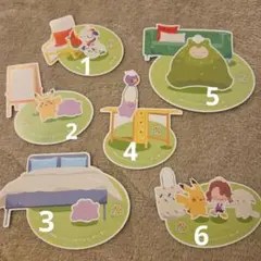 IKEA ポケモン コラボ ステッカー 6枚コンプリートセット　ぽこあポケモンのサムネイル
