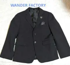 WANDER FACTORY キッズ ブラック スーツ・ブレザー 130A