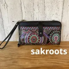 sakroots　スマホショルダーウォレット　長財布　ポシェット