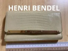 HENRI BENDEL 長財布 リザード型押し ゴールドプレートのサムネイル
