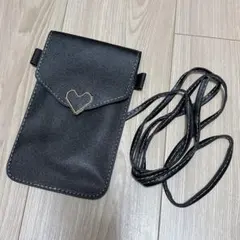 スマホポーチ ミニショルダー ポシェット ガジェットケース ハート iPhone