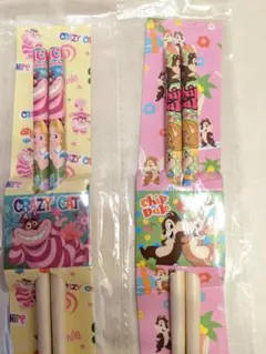 ディズニー　キャラクターお箸　二本セット　チップとデール＆アリス