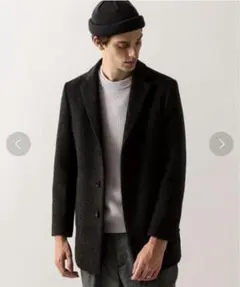 by ダブルフェイス メルトン ショート チェスターコート