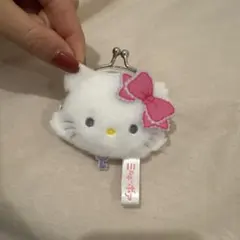 サンリオキャラクターズ ミルキーボアフェイスがま口ポーチ キャーミーキティ