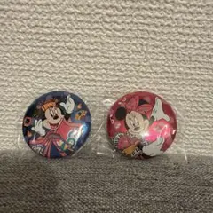 ミニーマウス ピンバッジ 2個セット