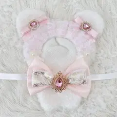 ぬい服 着ぐるみ ちびぐるみ 11cm くま ピンク