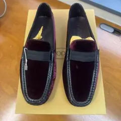 ヴィンテージ品】LOUIS VUITTON スエード ローファー パープル - メルカリ