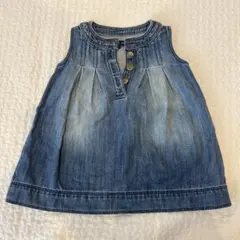 babyGap デニムワンピース　ジャンパースカート