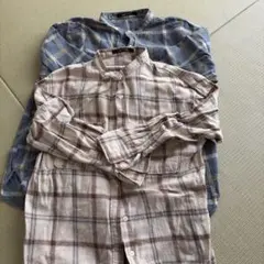 Lugnoncure チェック柄 長袖シャツ フリーサイズ