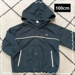 cottoli コトリ ネイビー フード付き ジャンパー ブルゾン 100cm