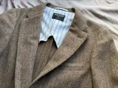 NEW&LINGWOOD×EDIFICE/ツイードジャケット/ブラウン/46