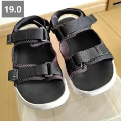 ニューバランス キッズ スポーツサンダル ブラック 19.0cm