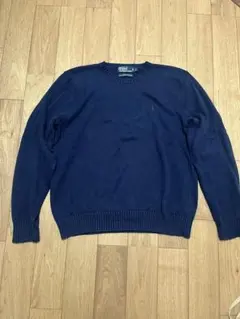 Polo by Ralph Lauren ニットセーター　ネイビー L