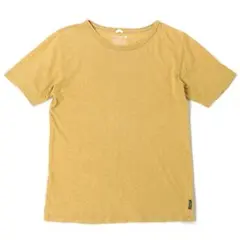GOHEMP BASIC TEE【S】マスタード 無地 半袖 ベーシックTシャツ