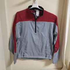 THE NORTH FACE ナイロンジャケット グレー/レッド