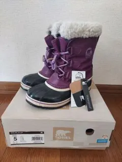 SOREL yoot pac nylon ウォータープルーフ パープル 23.0