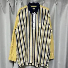 The Scotch House ストライプ シャツ イエロー 古着