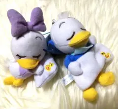 ドナルド デイジー ストラップ マスコット ディズニーランド 2点セット