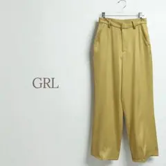★グレイル★スラックス ストレートパンツ イエロー 薄手 爽やか