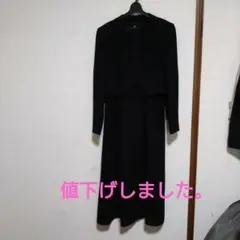 ブラックフォーマル ワンピースボレロ ジャケット付き