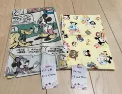 ディズニー 生地 ハギレ 2種セット