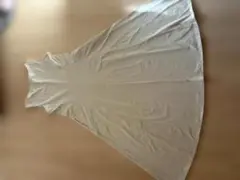 UNIQLO アイボリー ノースリーブ カットソーワンピース